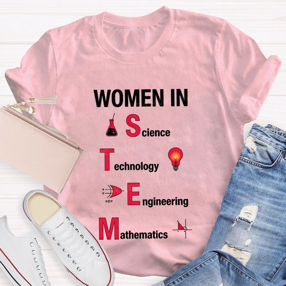 Science Technology Engineering Mathematics Breaking Boundaries Teacher T-shirt