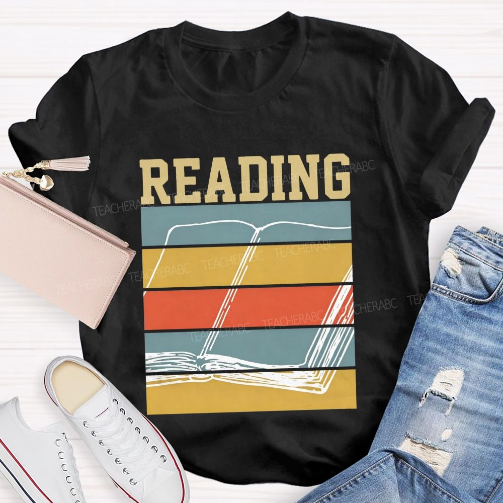 Reading For Book Lovers Librarians And Reading Teacher T-shirt