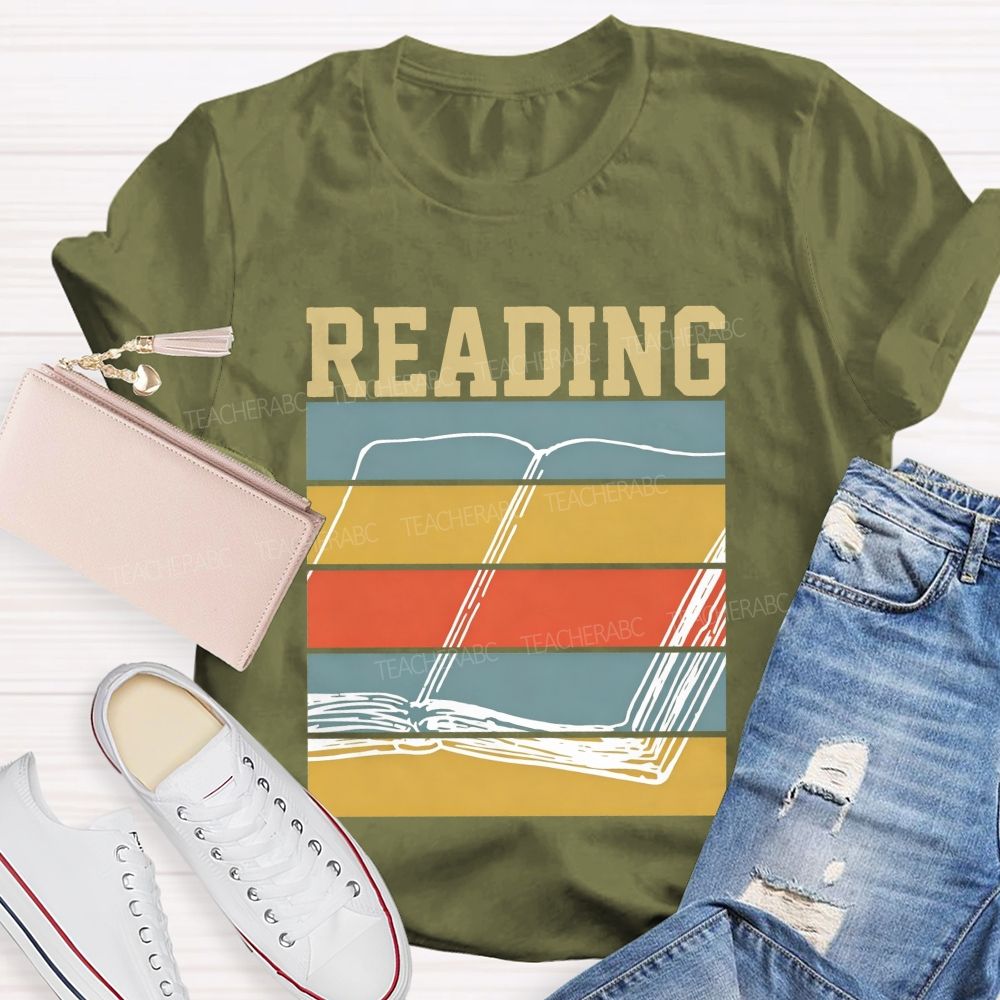 Reading For Book Lovers Librarians And Reading Teacher T-shirt