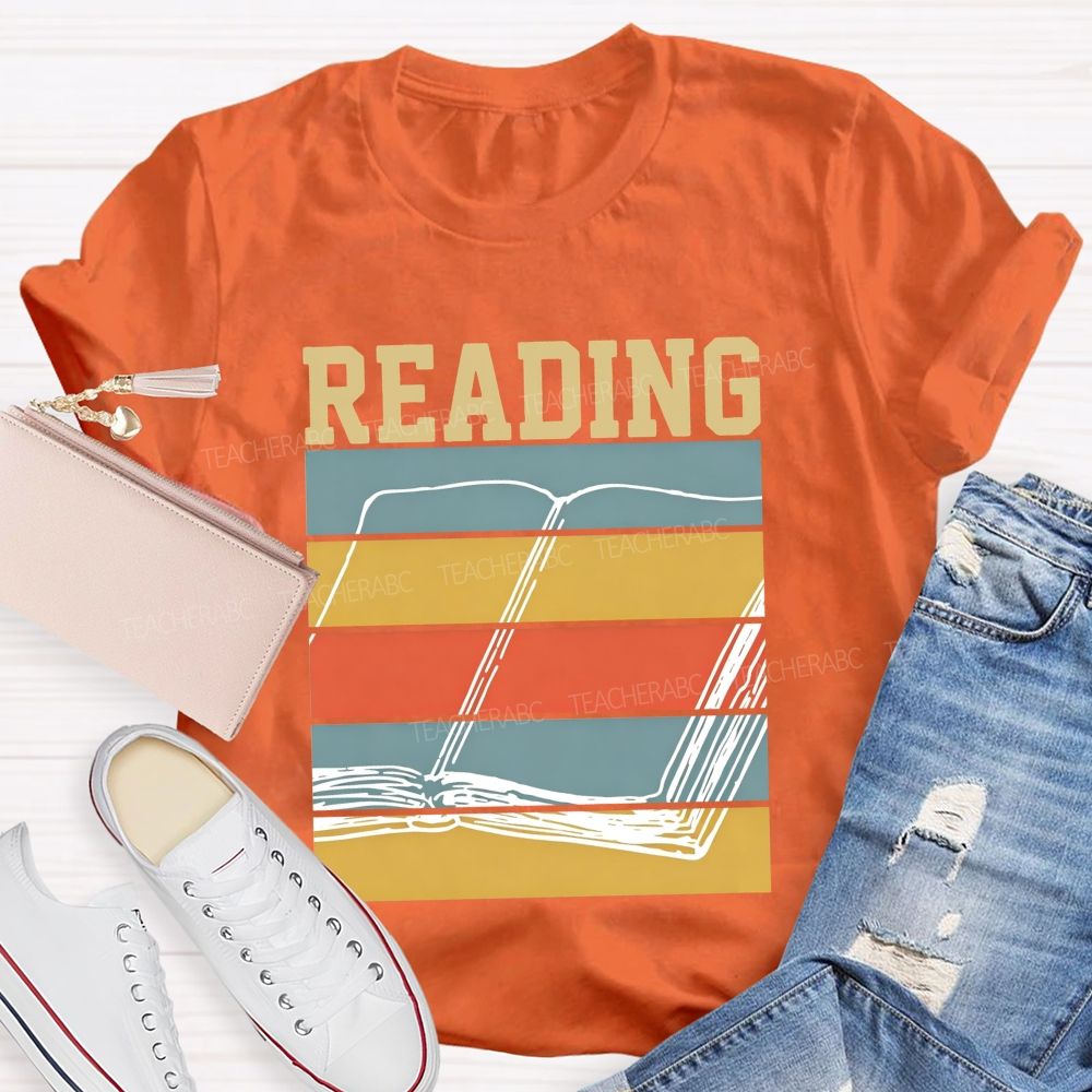 Reading For Book Lovers Librarians And Reading Teacher T-shirt