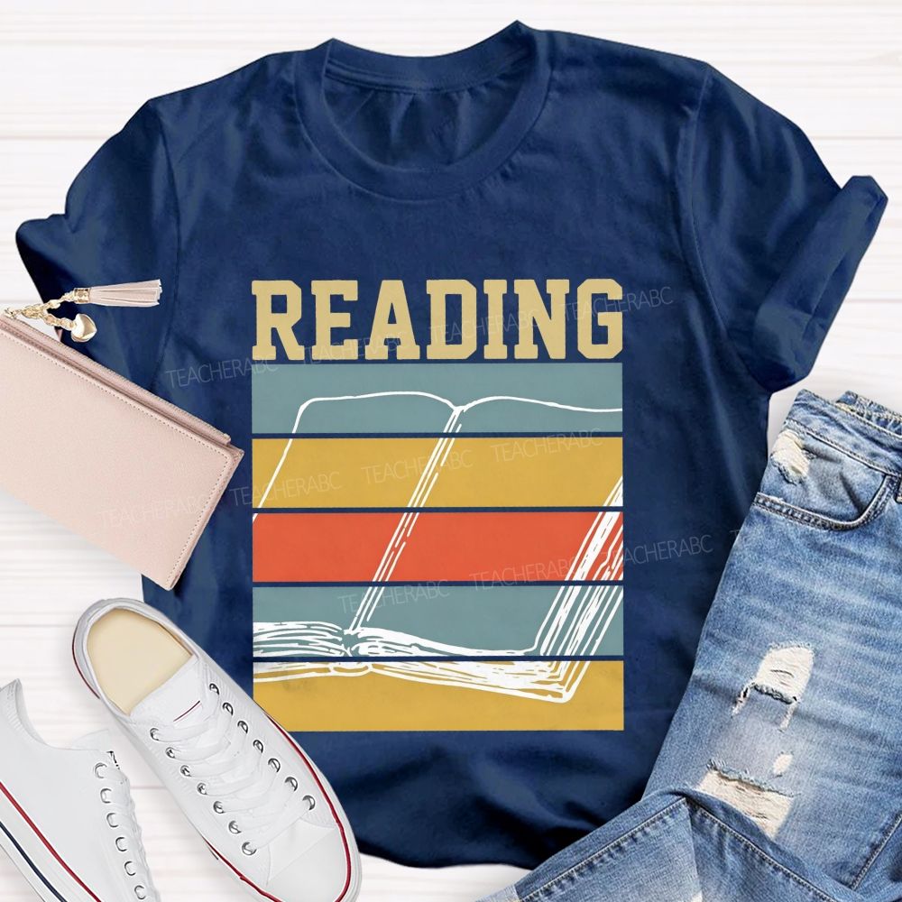 Reading For Book Lovers Librarians And Reading Teacher T-shirt