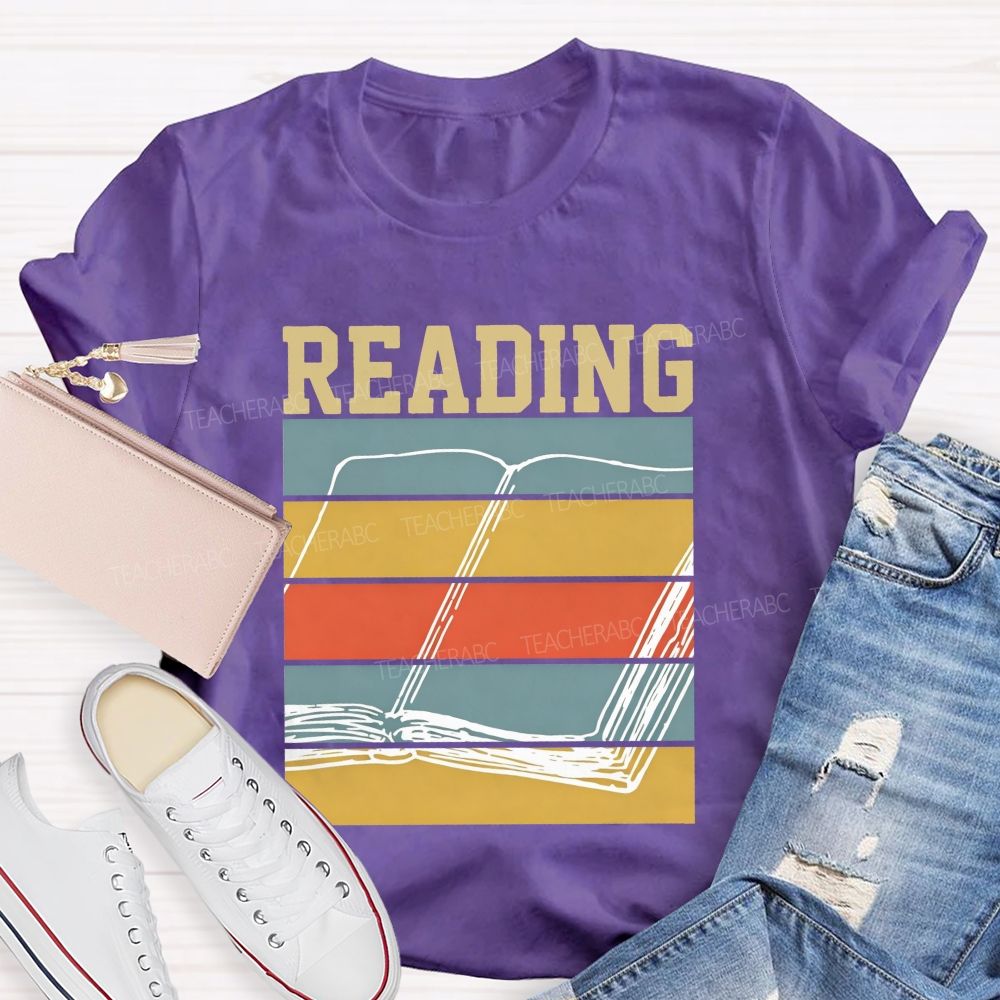 Reading For Book Lovers Librarians And Reading Teacher T-shirt