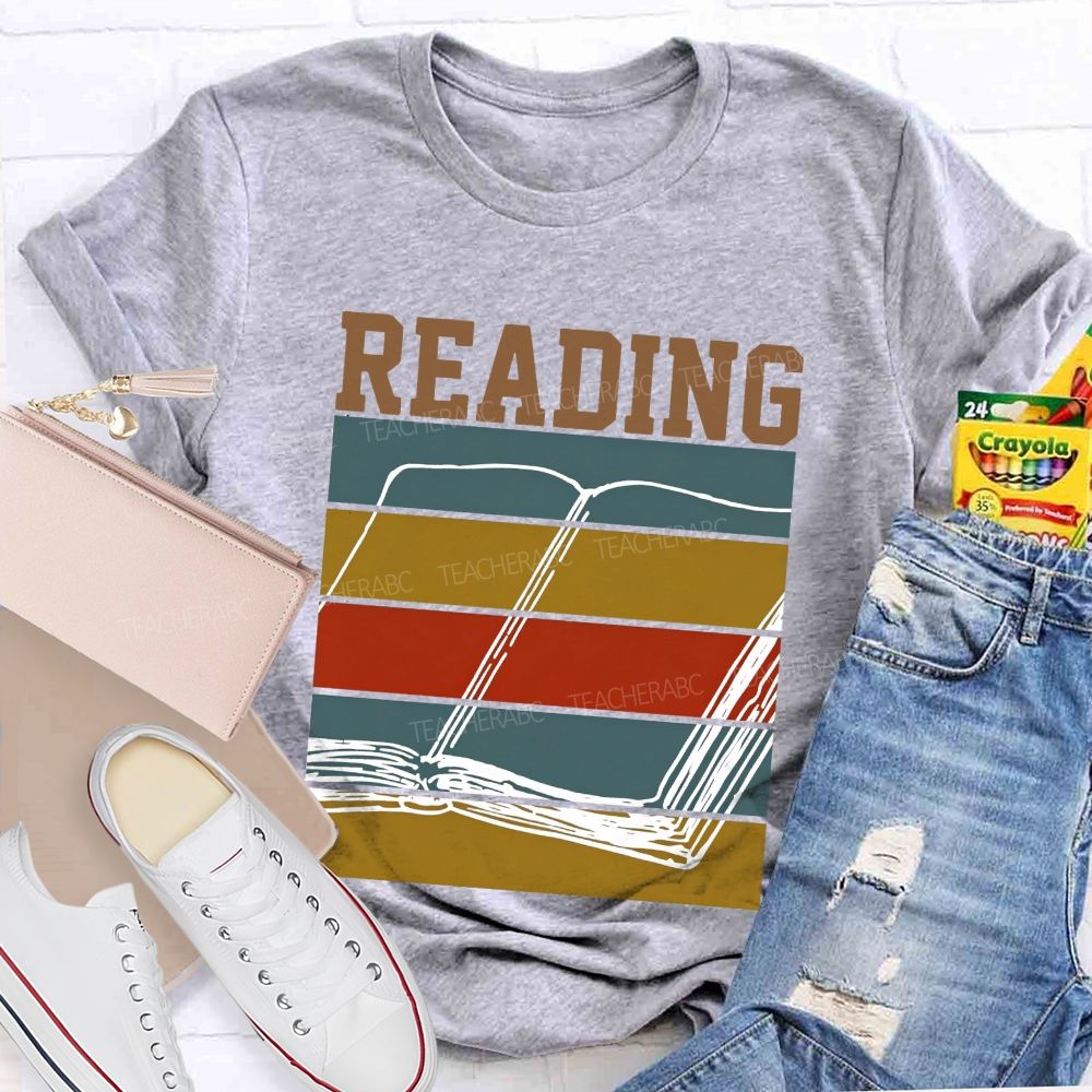 Reading For Book Lovers Librarians And Reading Teacher T-shirt