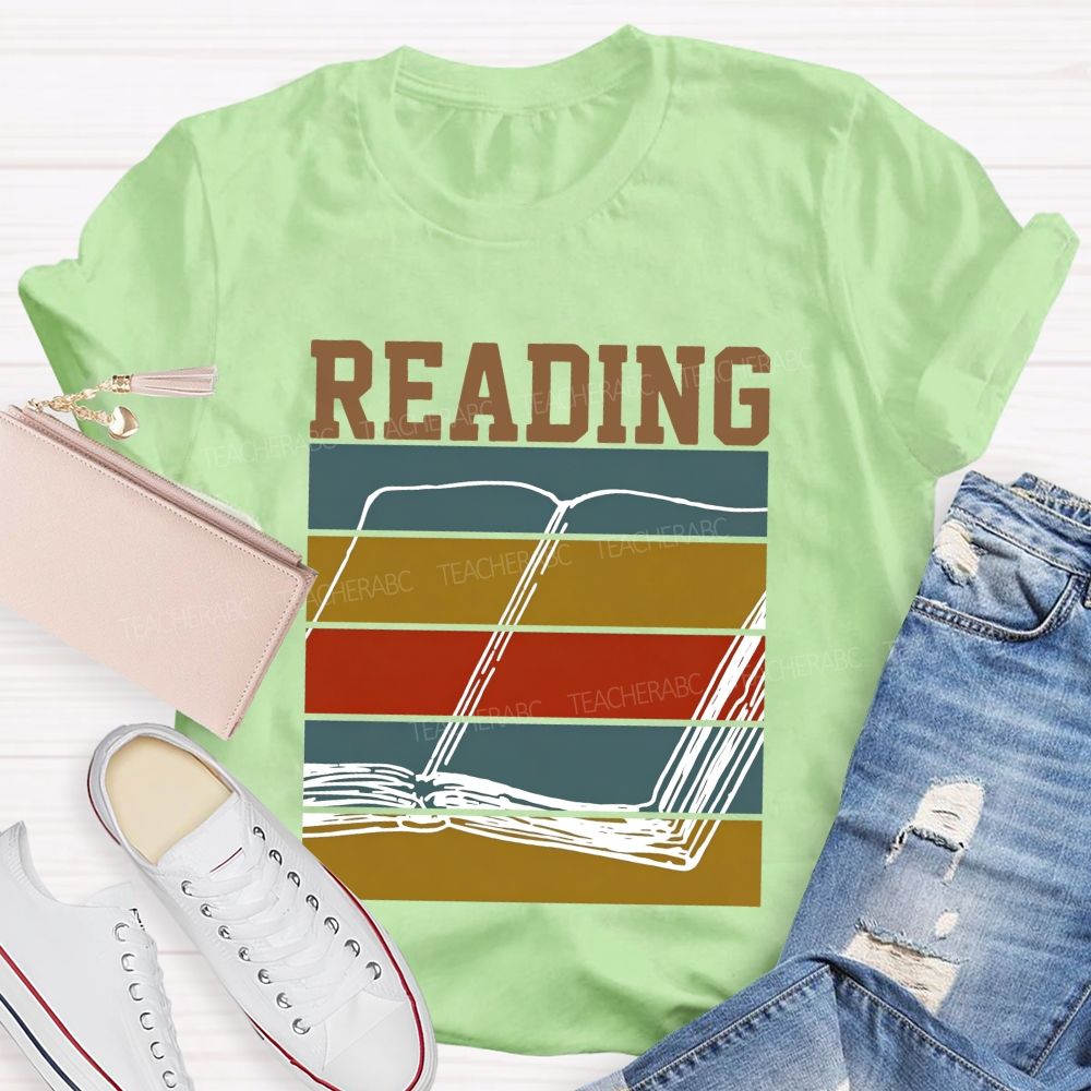 Reading For Book Lovers Librarians And Reading Teacher T-shirt