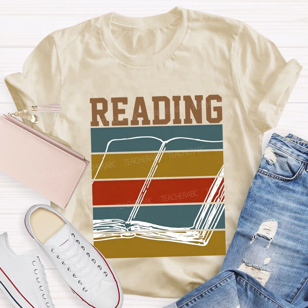 Reading For Book Lovers Librarians And Reading Teacher T-shirt