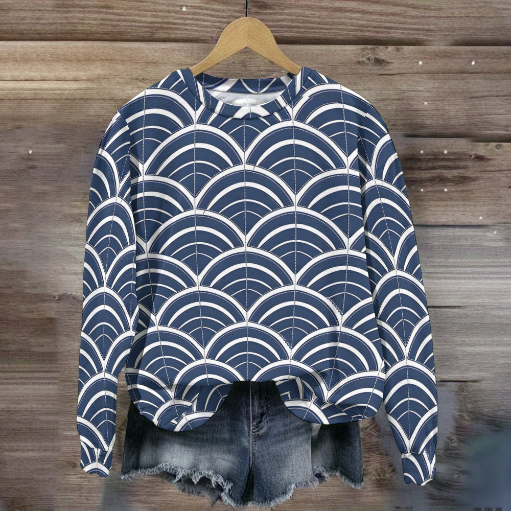 Blue Rainbow Sweatshirt