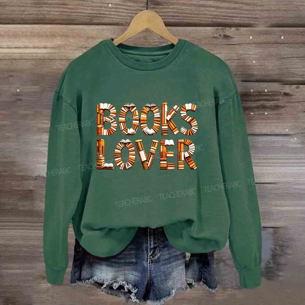 Books Lover Fall Reading Sweatshirt