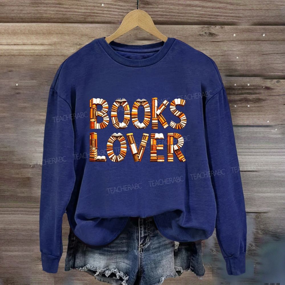 Books Lover Fall Reading Sweatshirt