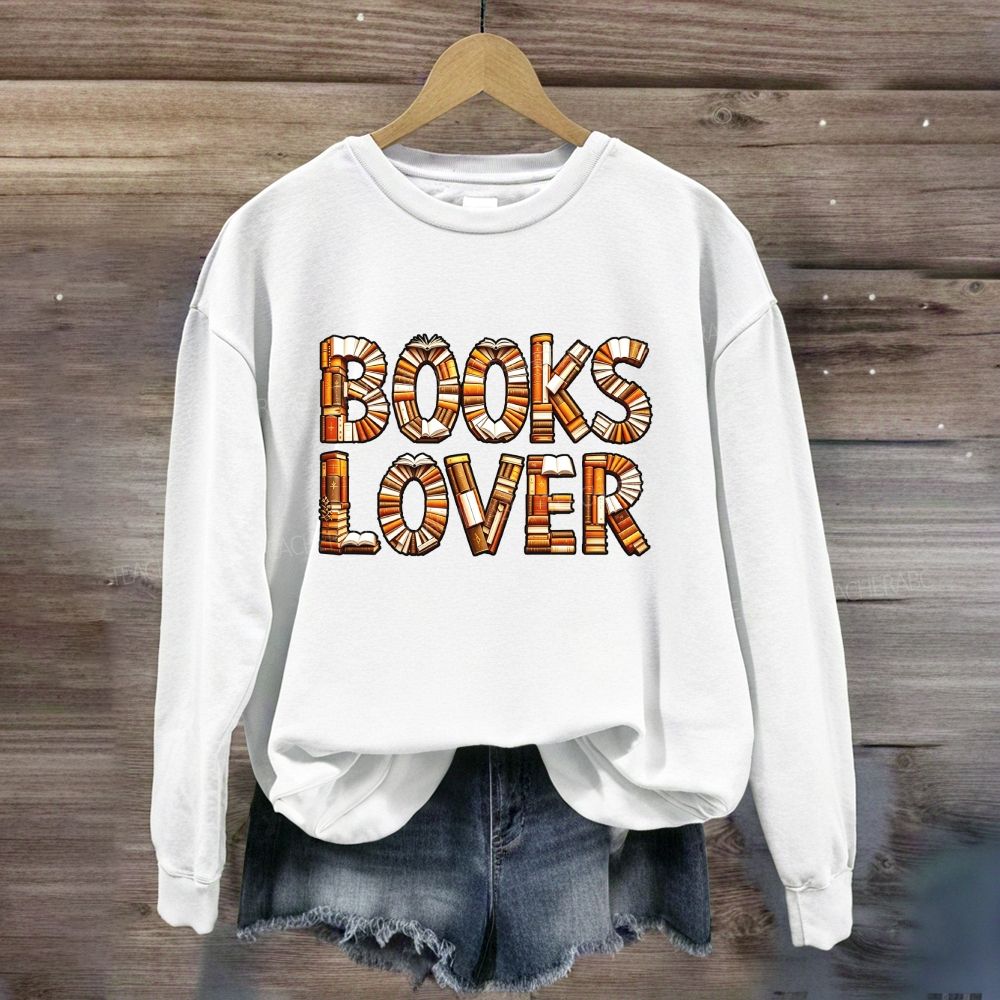 Books Lover Fall Reading Sweatshirt
