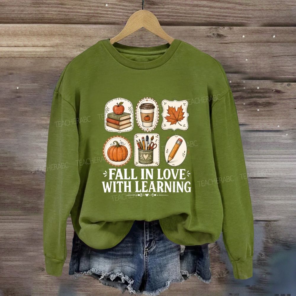 Fall In Love With Learning Cozy Season Sweatshirt