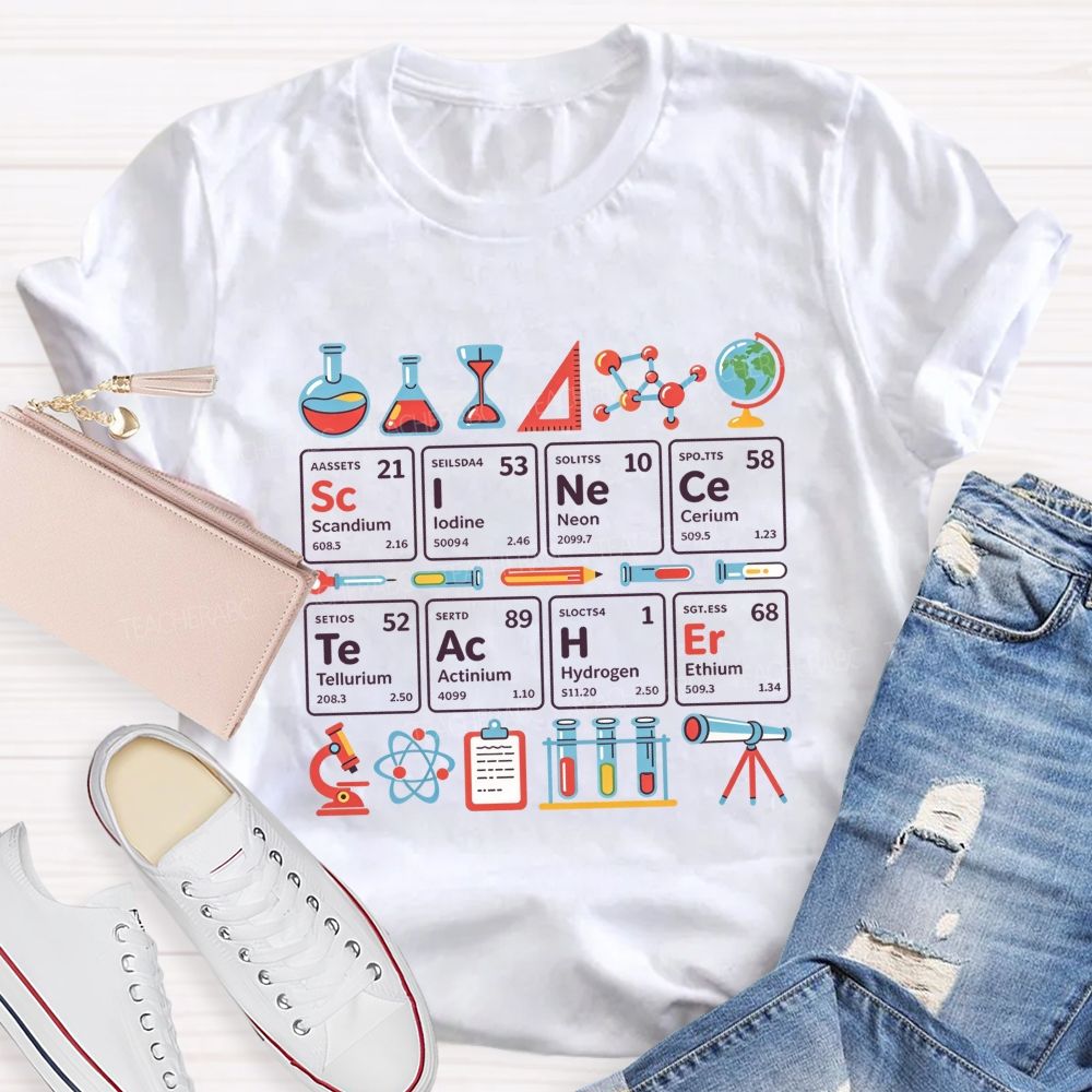 Science Teacher Periodic Table Chemistry Teacher T-shirt