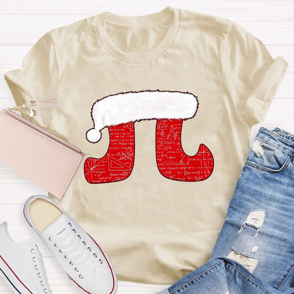 Merry Pitmas Christmas For Math Lovers Teacher T-shirt