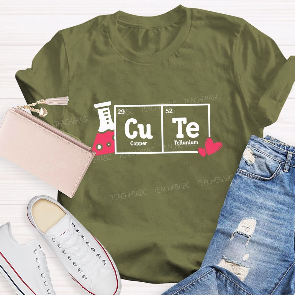 Cute Chemical Reagent Bottles Teacher T-shirt