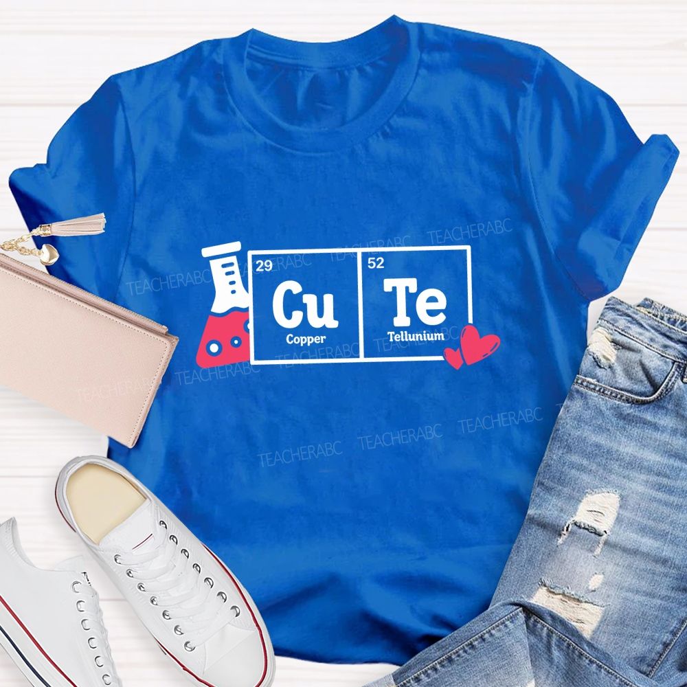 Cute Chemical Reagent Bottles Teacher T-shirt
