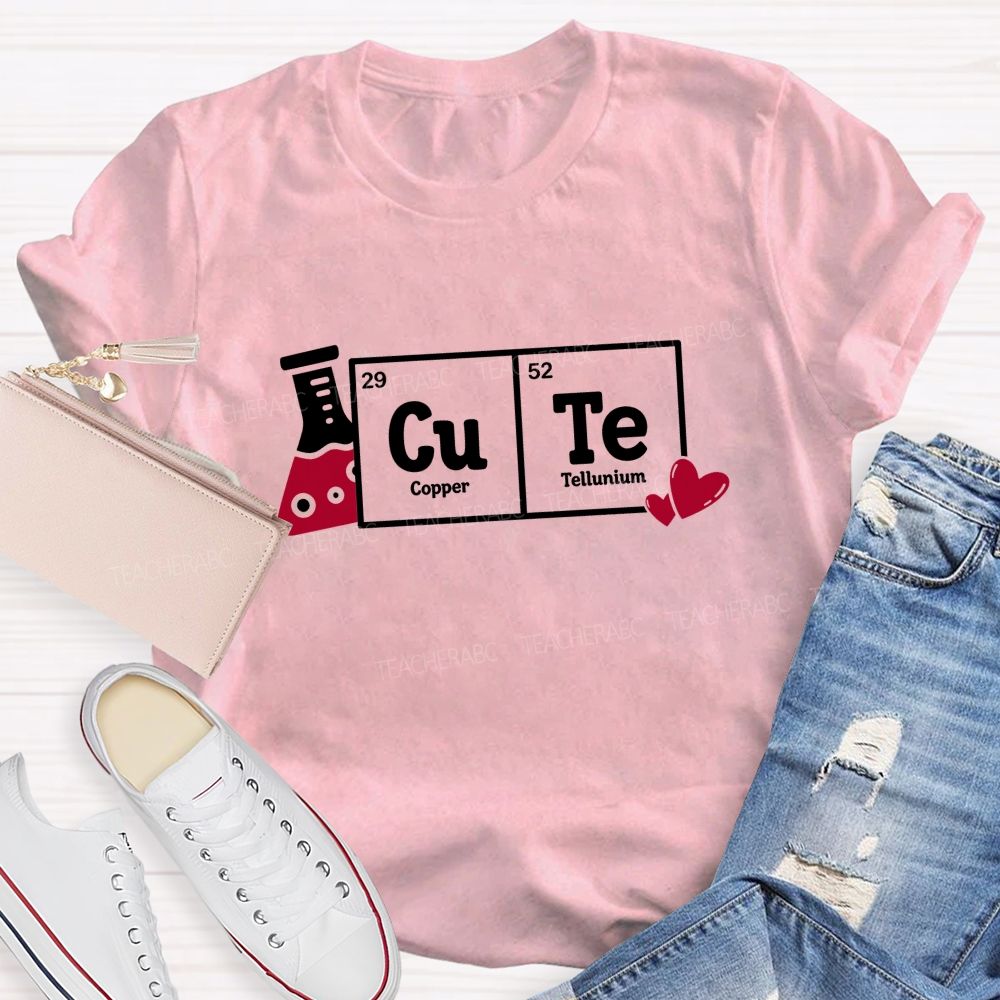 Cute Chemical Reagent Bottles Teacher T-shirt