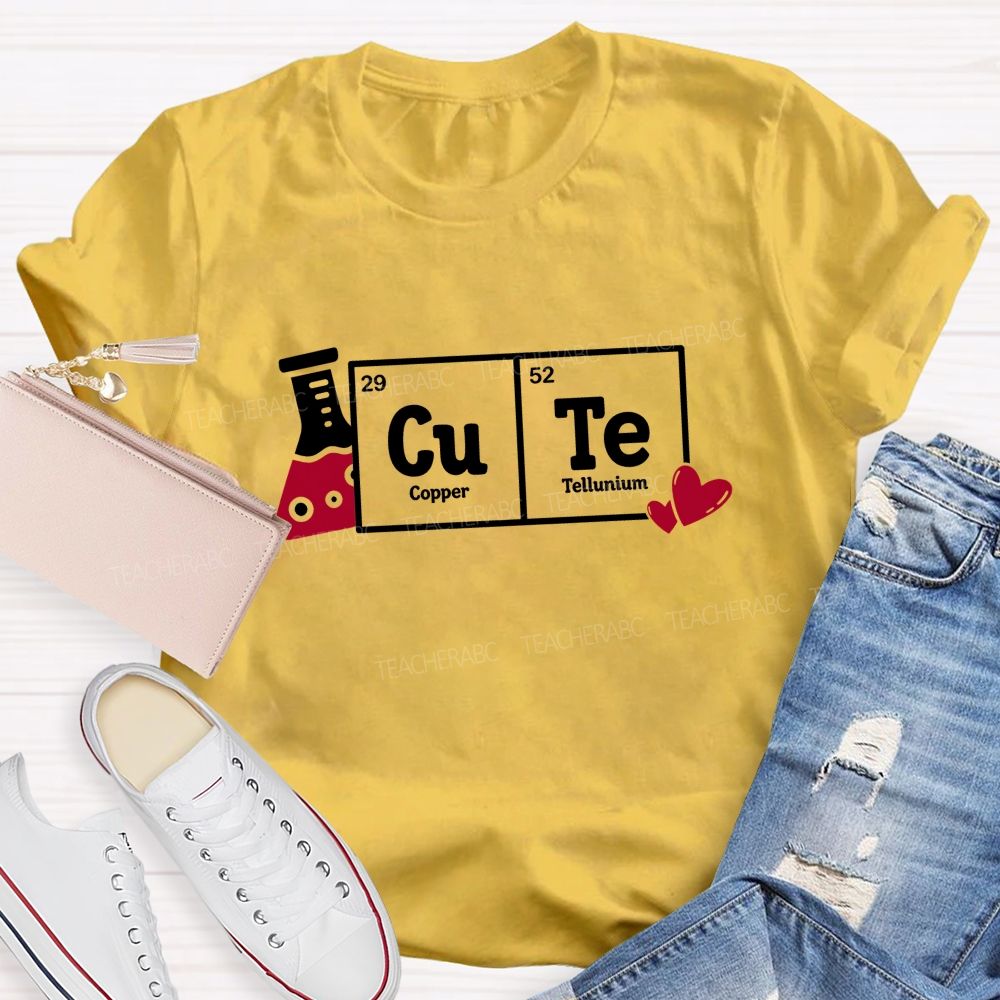 Cute Chemical Reagent Bottles Teacher T-shirt