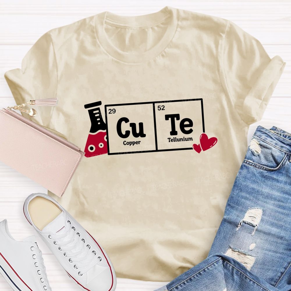 Cute Chemical Reagent Bottles Teacher T-shirt