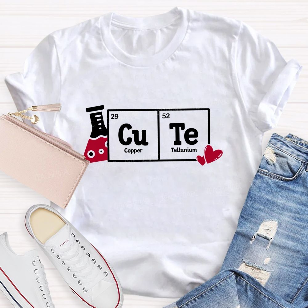 Cute Chemical Reagent Bottles Teacher T-shirt