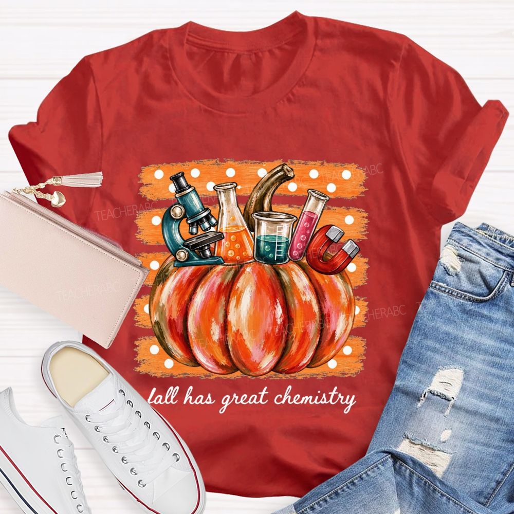 Autumn Great Chemistry Science Teacher T-shirt