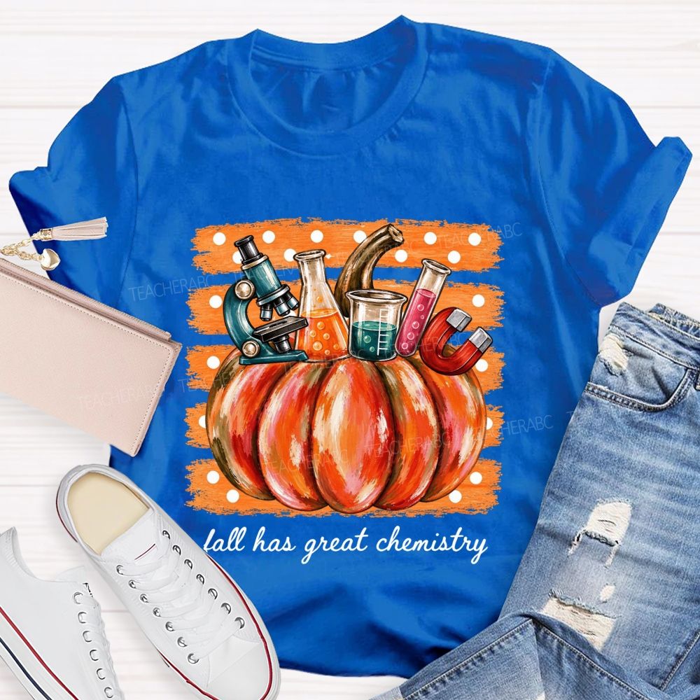 Autumn Great Chemistry Science Teacher T-shirt