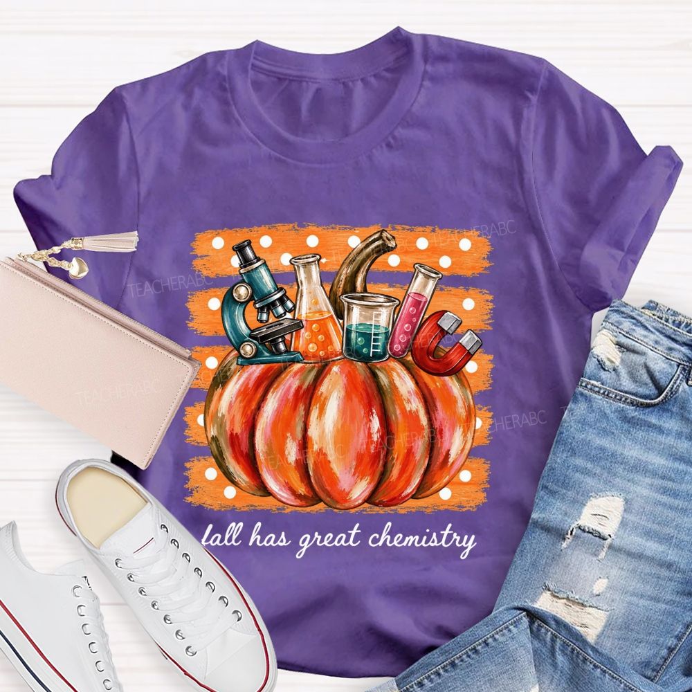Autumn Great Chemistry Science Teacher T-shirt