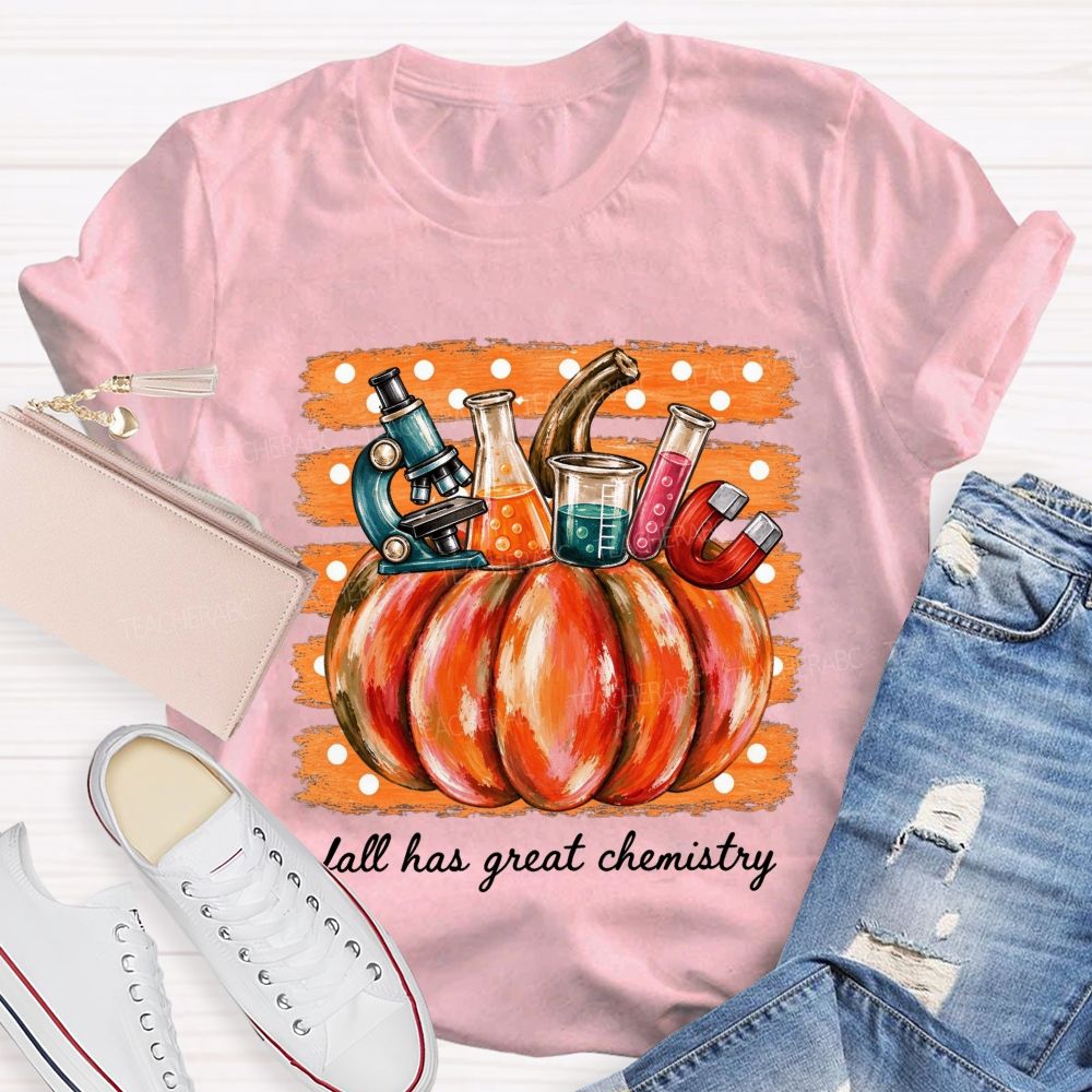 Autumn Great Chemistry Science Teacher T-shirt