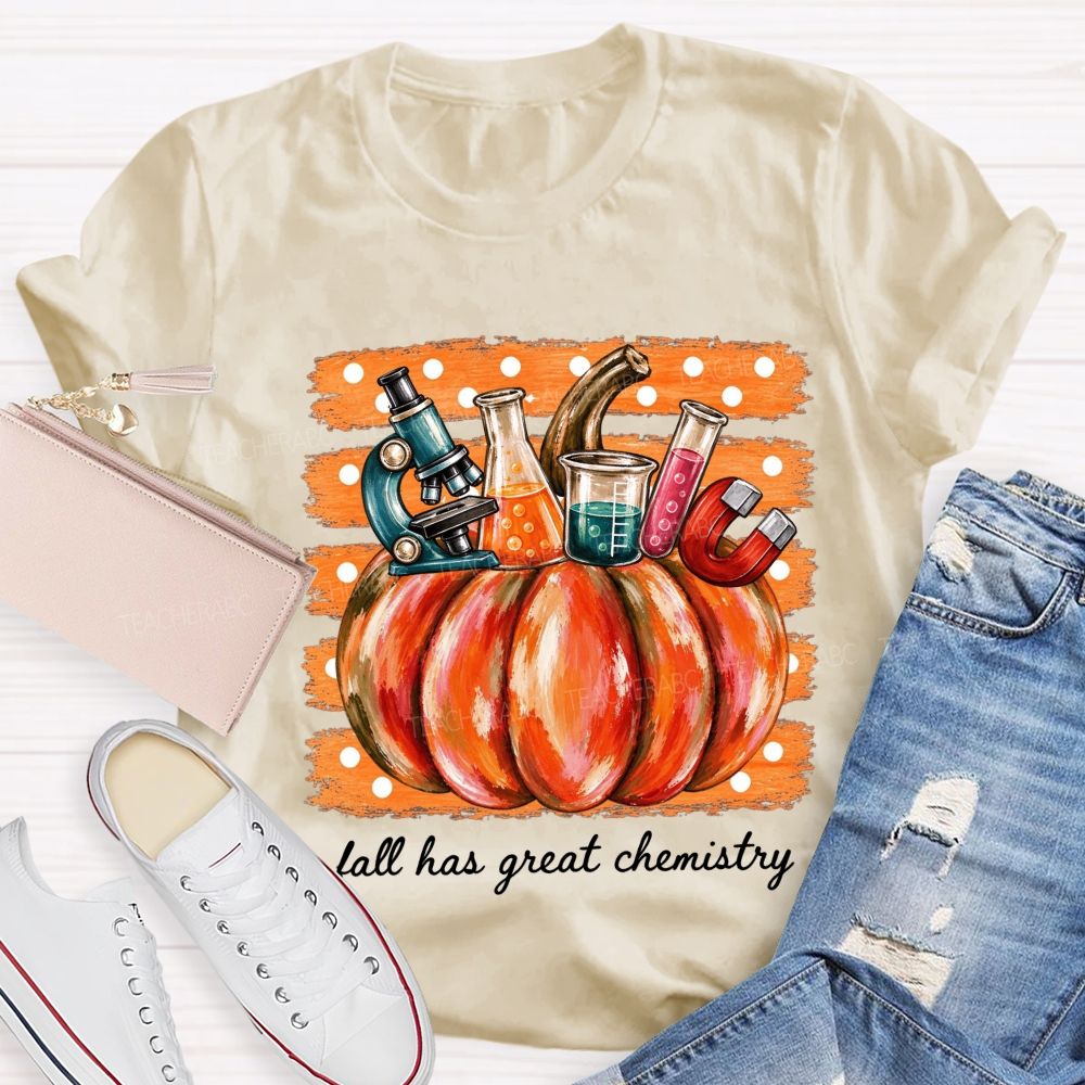 Autumn Great Chemistry Science Teacher T-shirt