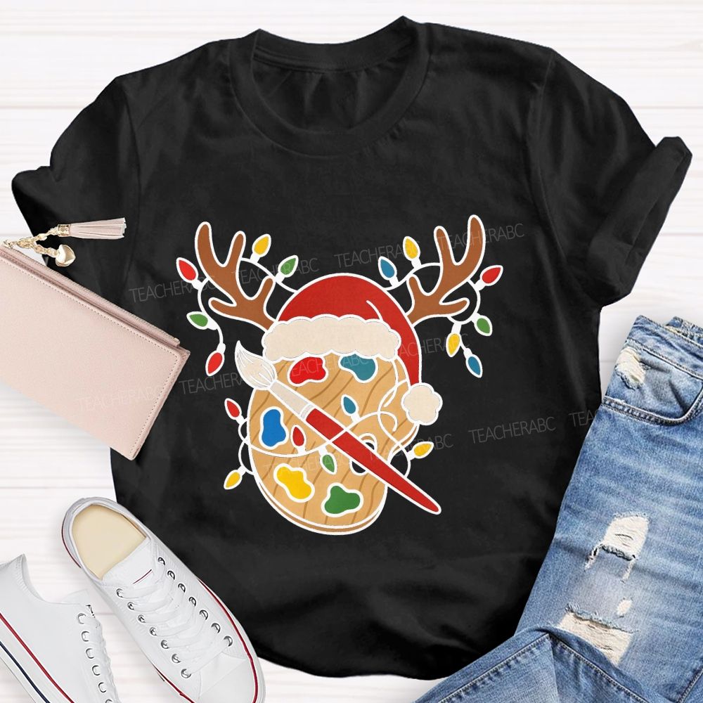 Merry Christmas To My Favorite Art Teacher T-shirt