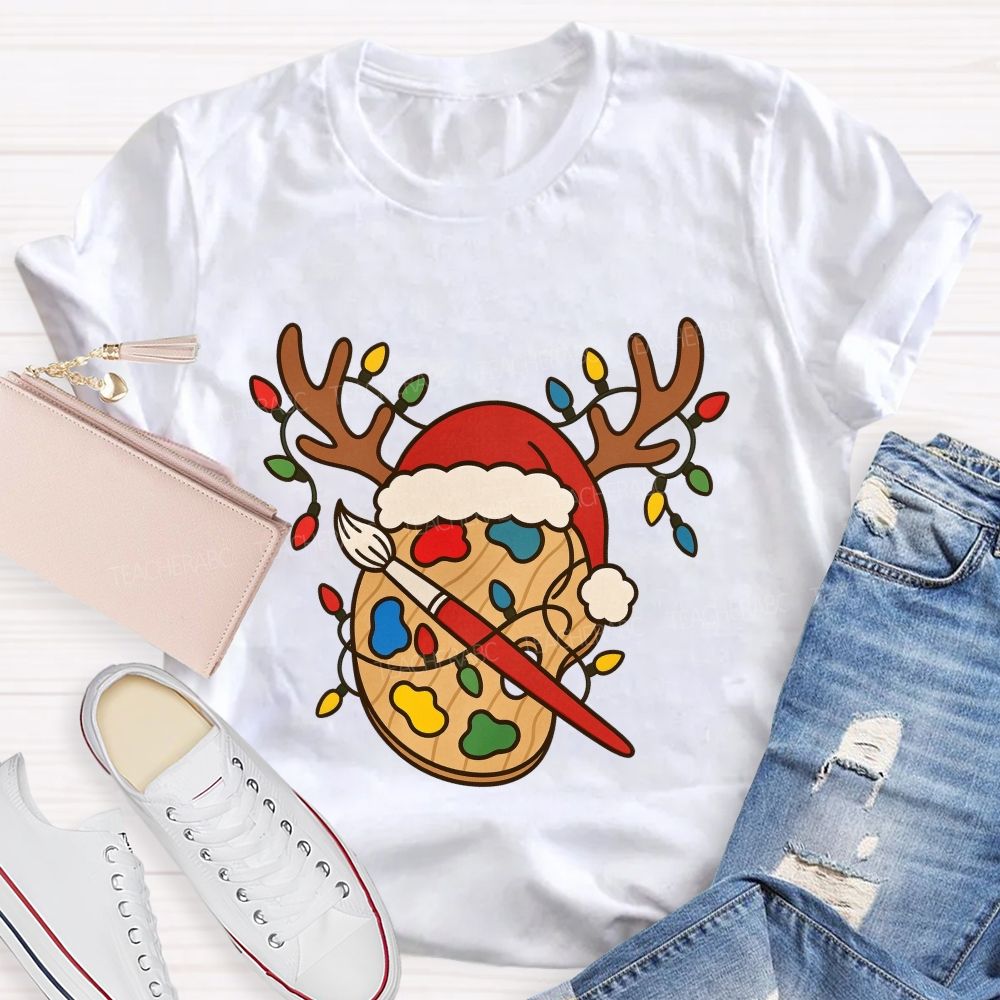 Merry Christmas To My Favorite Art Teacher T-shirt