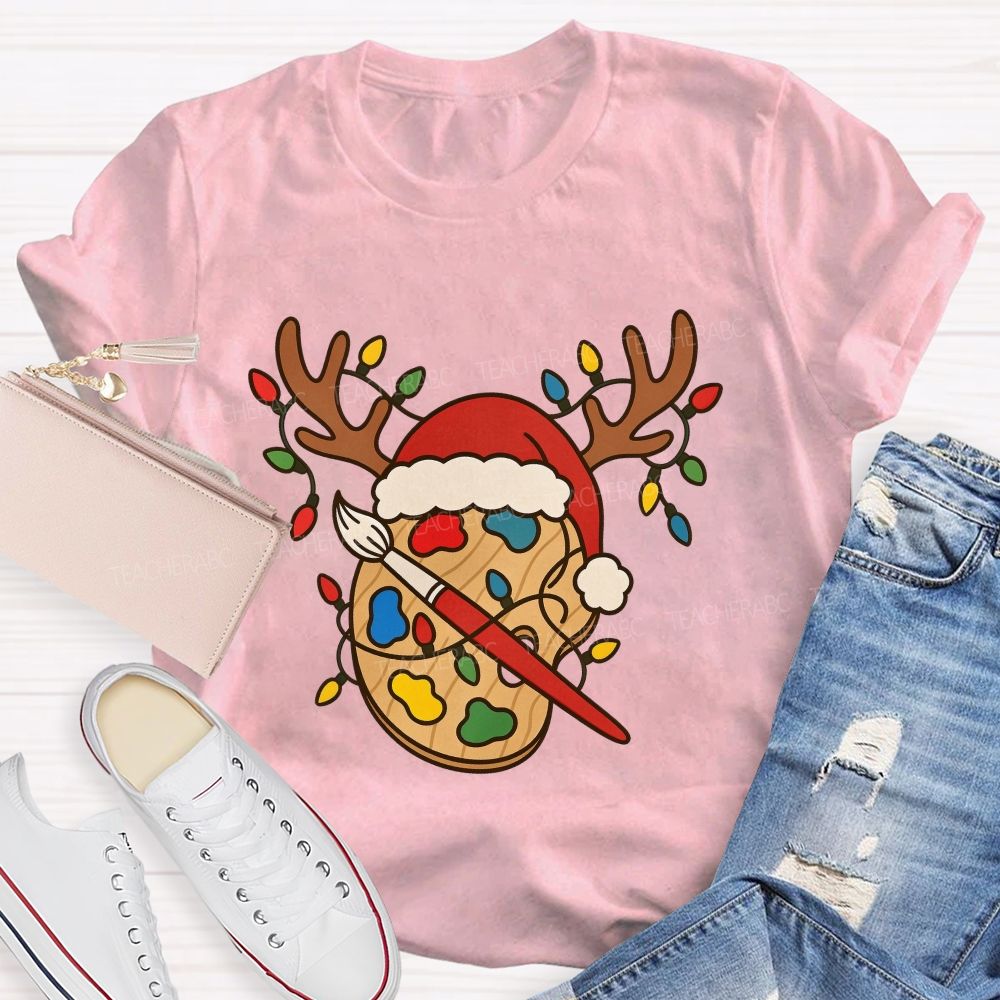 Merry Christmas To My Favorite Art Teacher T-shirt