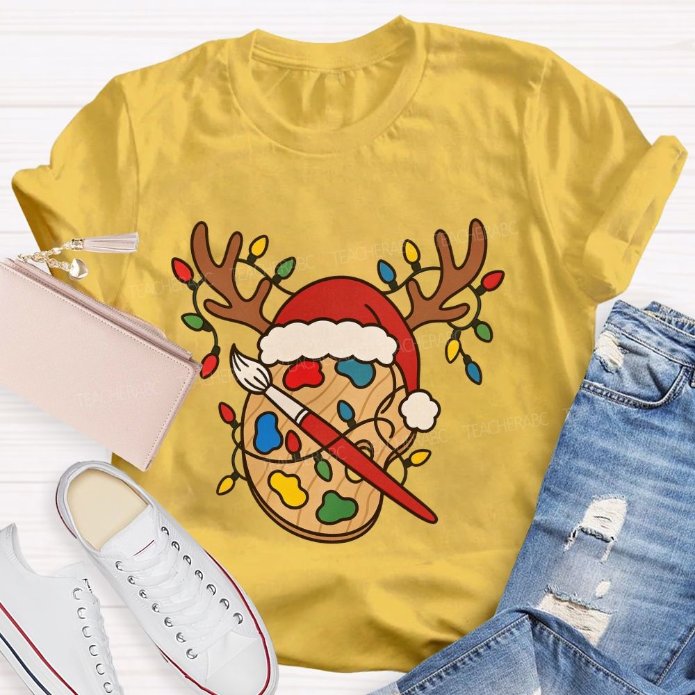 Merry Christmas To My Favorite Art Teacher T-shirt