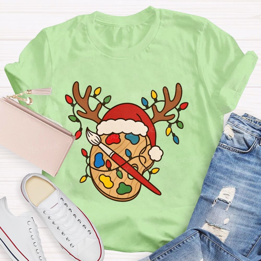Merry Christmas To My Favorite Art Teacher T-shirt