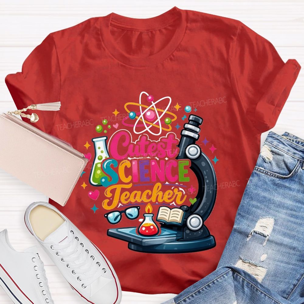 Cutest Science Teacher Lab Life Teacher T-shirt