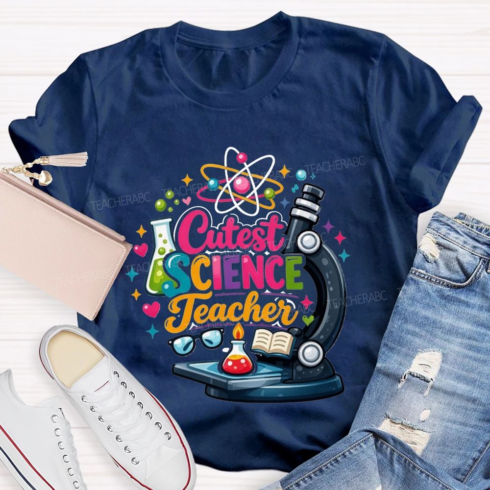Cutest Science Teacher Lab Life Teacher T-shirt