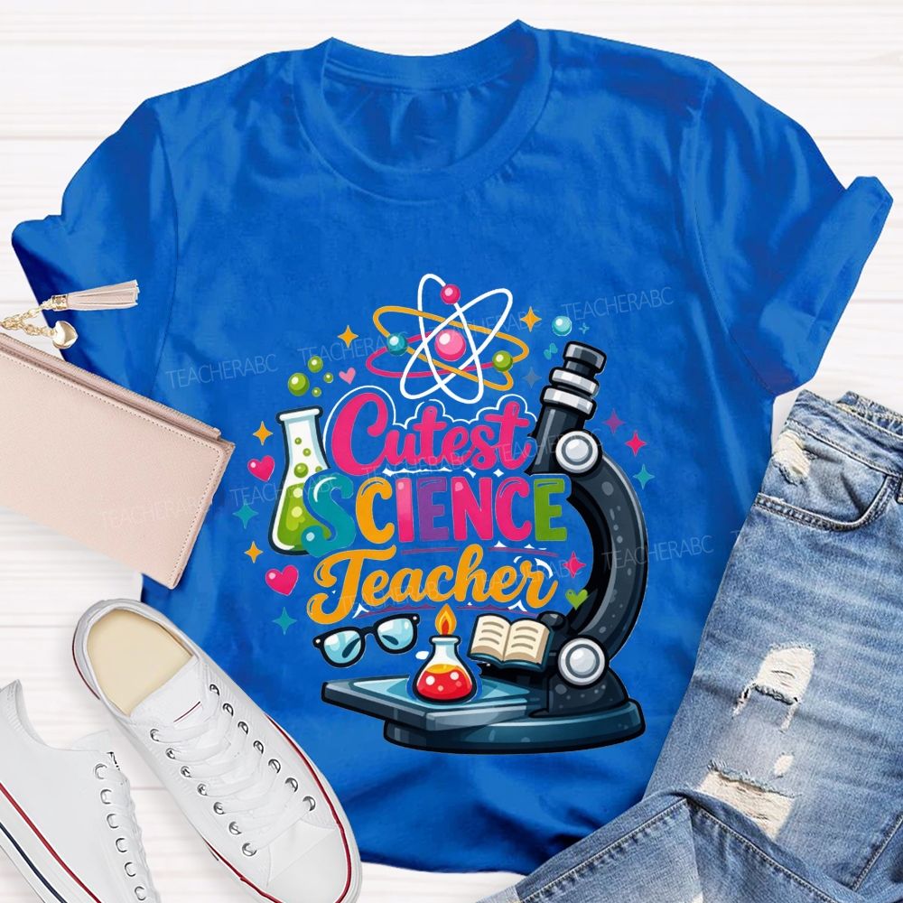 Cutest Science Teacher Lab Life Teacher T-shirt