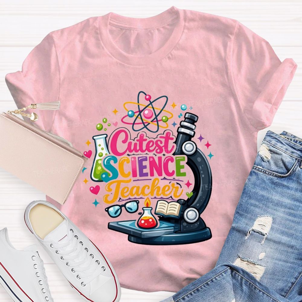 Cutest Science Teacher Lab Life Teacher T-shirt