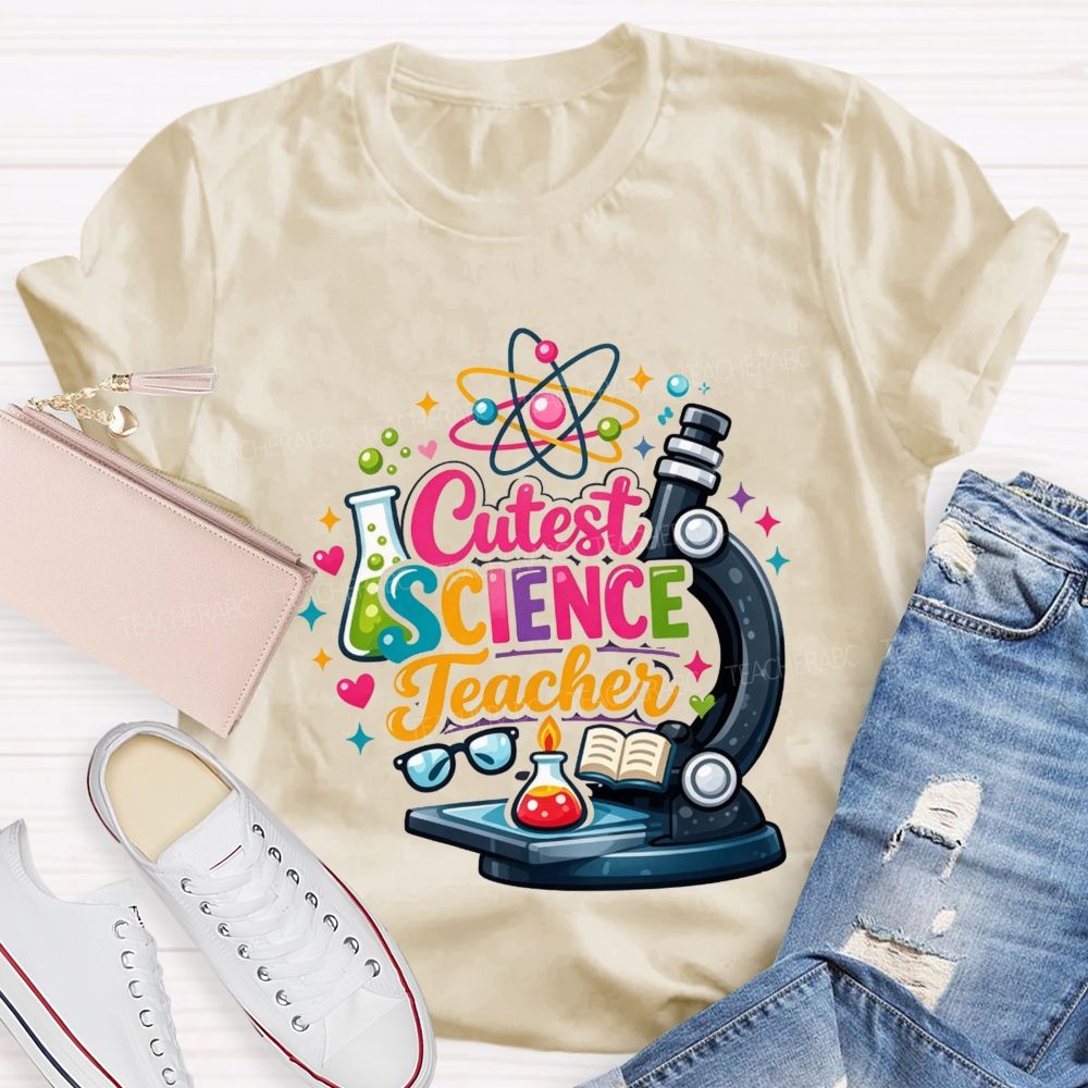 Cutest Science Teacher Lab Life Teacher T-shirt
