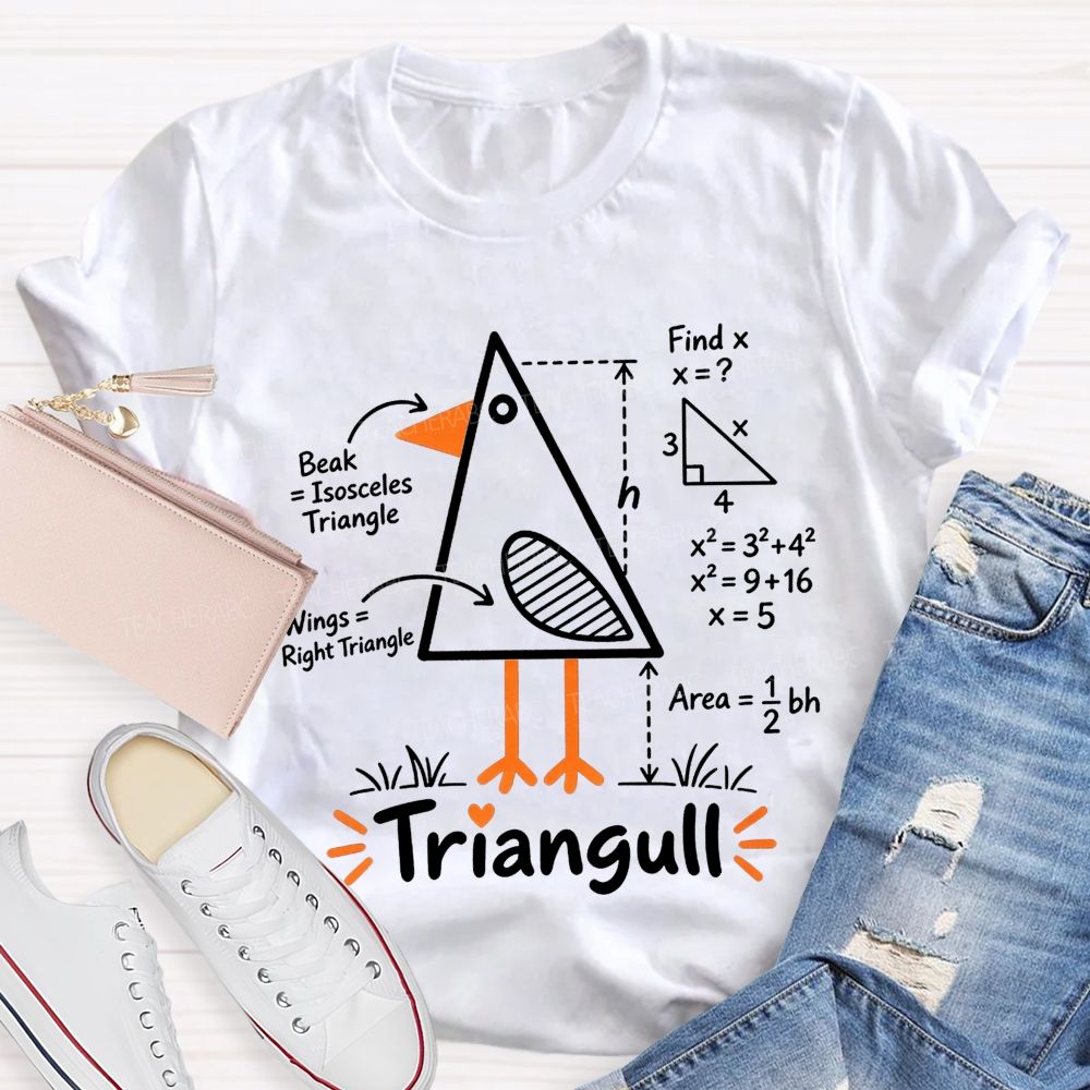 When Math Creates A Little Bird Teacher T-shirt