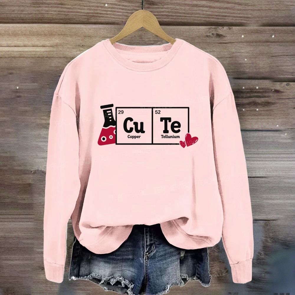 Cute Periodic Table Science Sweatshirt