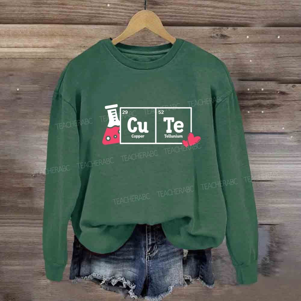 Cute Periodic Table Science Sweatshirt
