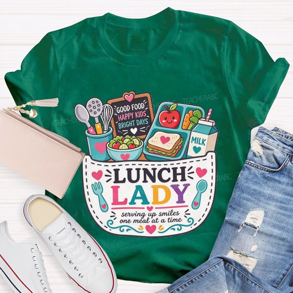 Good Food Happy Kids Bright Days T-shirt