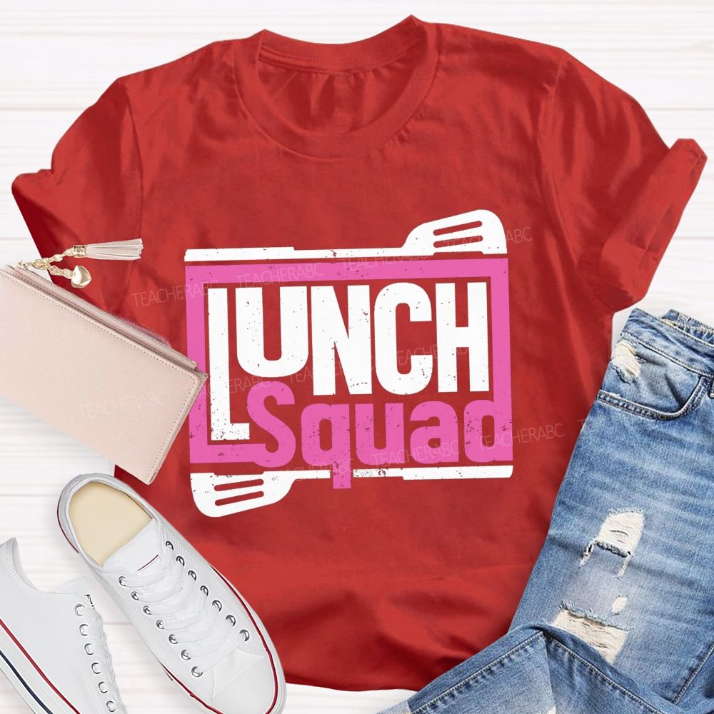 Lunch Lady Squad Retro Spatula T-shirt