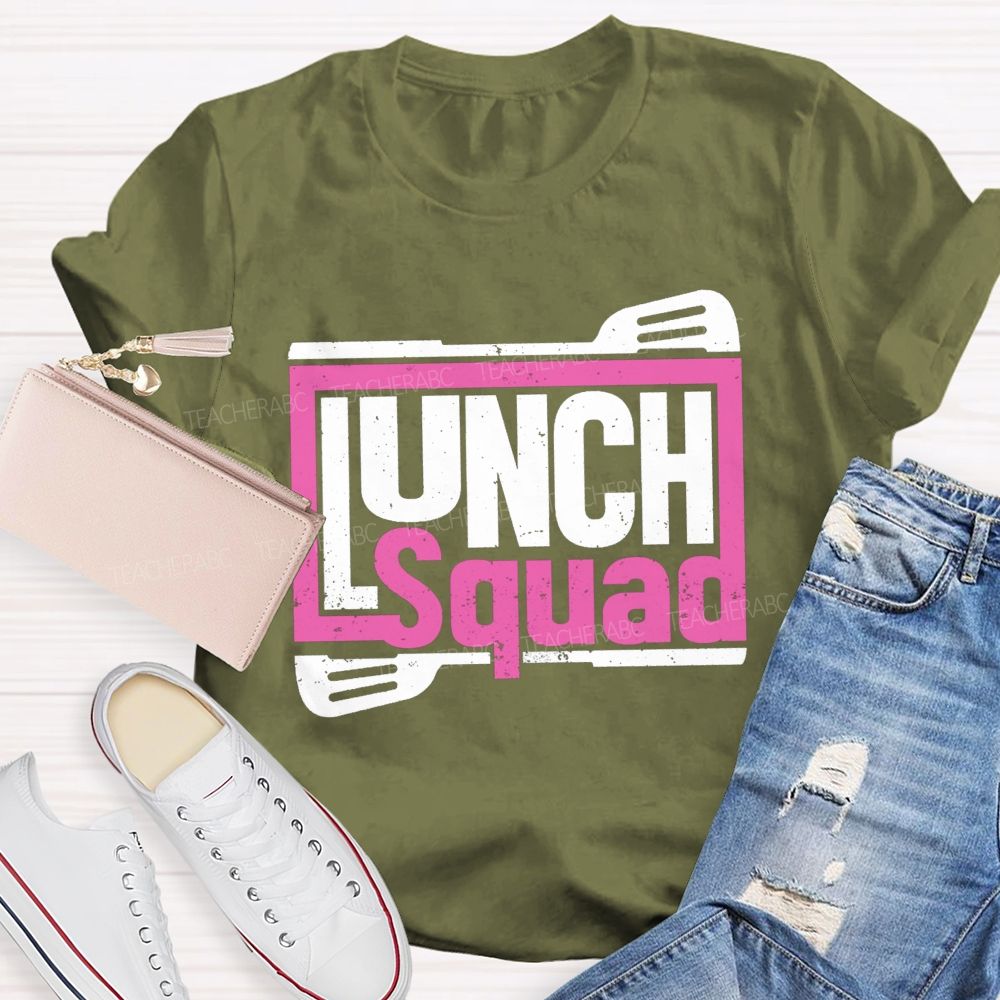 Lunch Lady Squad Retro Spatula T-shirt