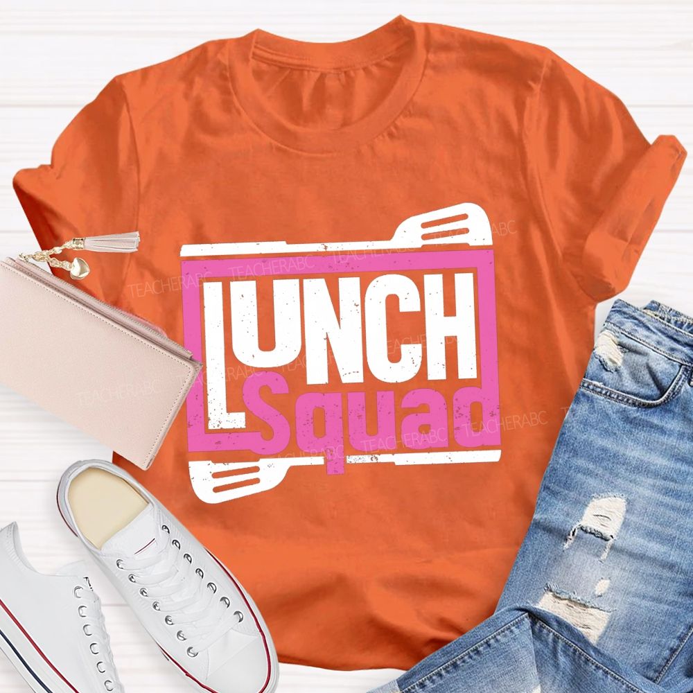 Lunch Lady Squad Retro Spatula T-shirt