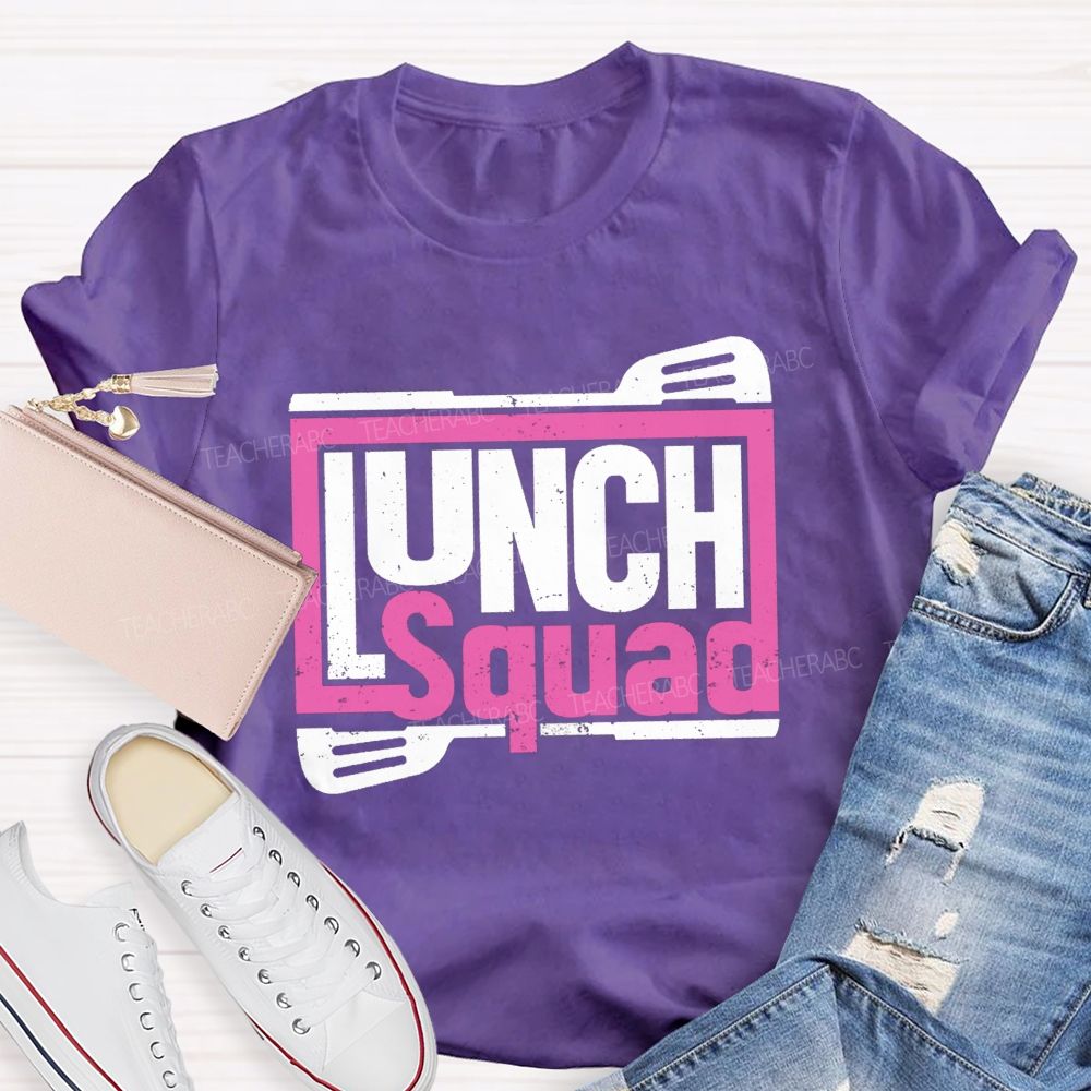 Lunch Lady Squad Retro Spatula T-shirt