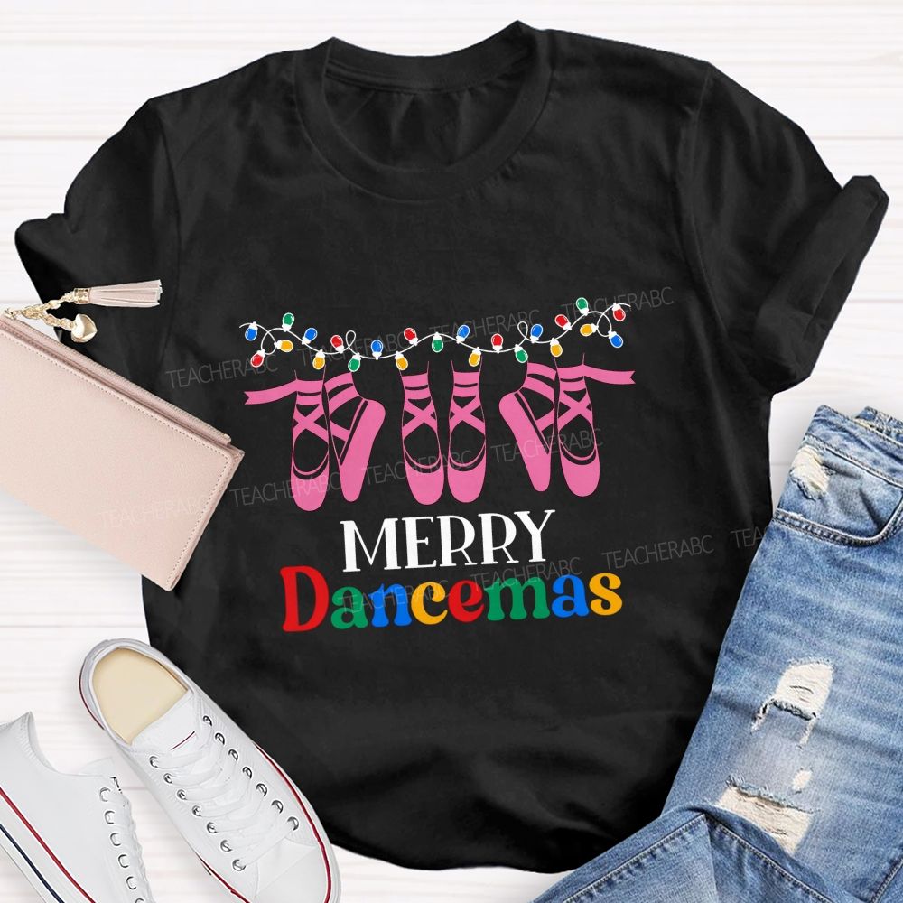 Merry Dancemas Leaping Ballet Teacher T-shirt