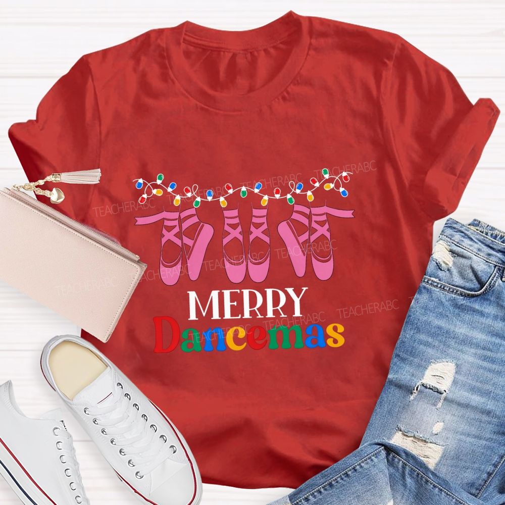 Merry Dancemas Leaping Ballet Teacher T-shirt