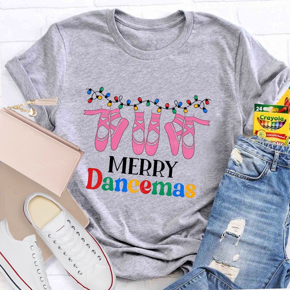 Merry Dancemas Leaping Ballet Teacher T-shirt