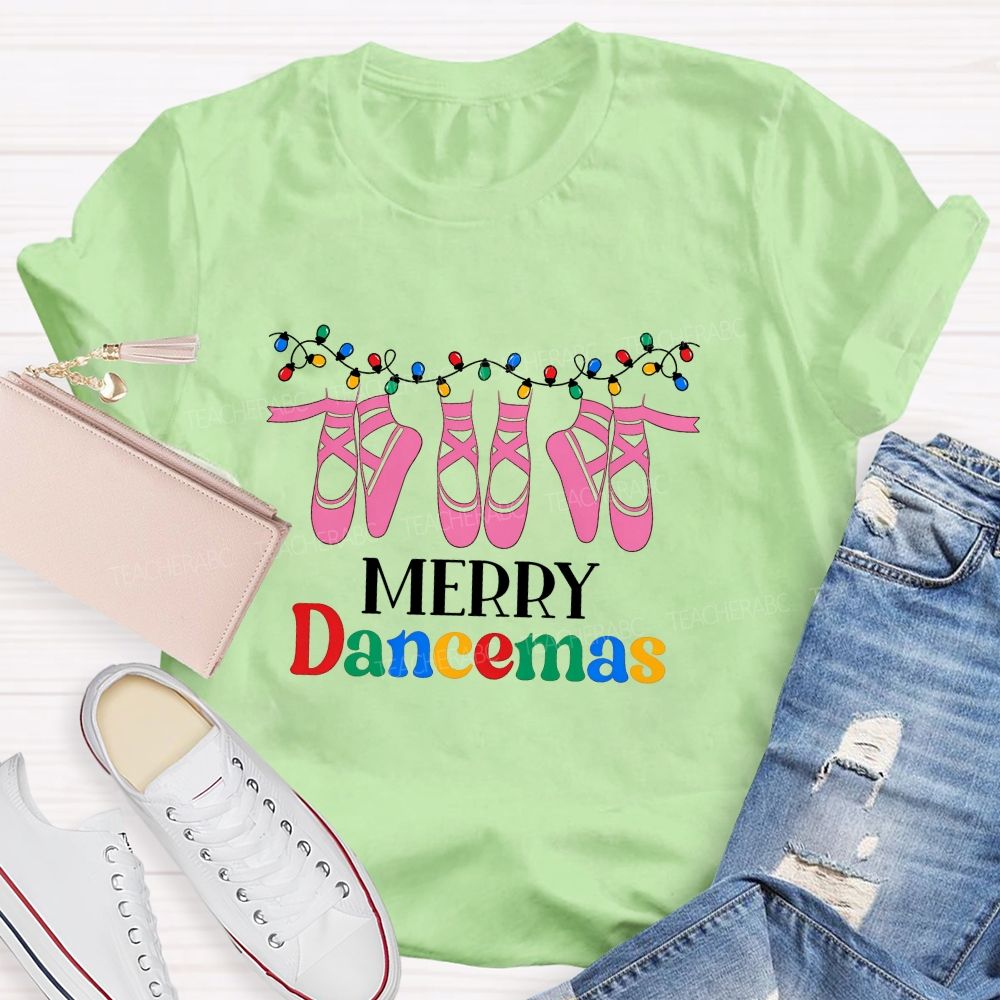 Merry Dancemas Leaping Ballet Teacher T-shirt