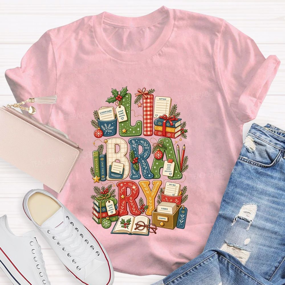 Merry Christmas To All Book Loving Librarians T-shirt